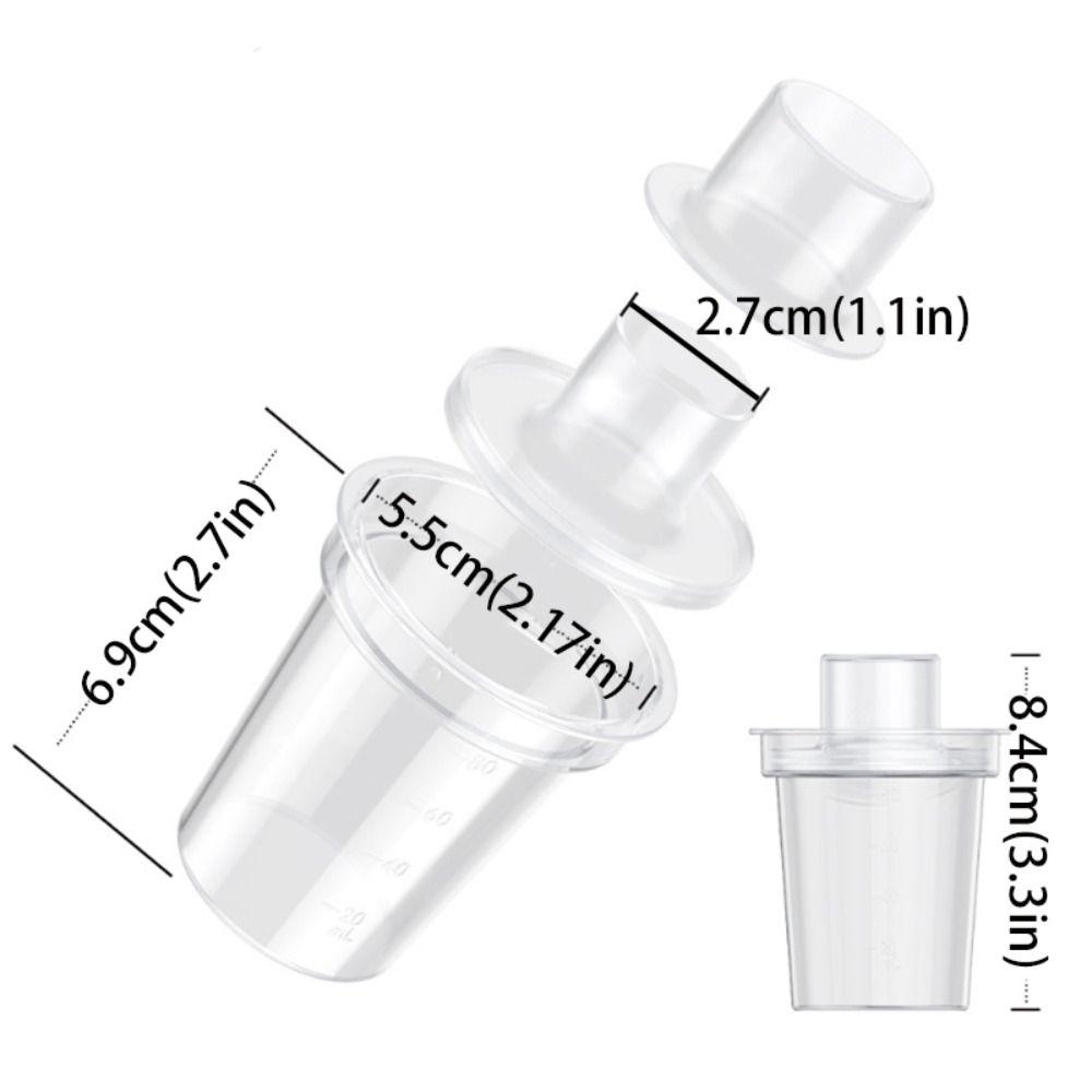 6PCS Leakproof Milk Powder Container Transparent Baby Formula Box  Newborn