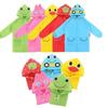 Cartoon Style Waterproof Kids Baby Raincoat for Children Rain Coat Rainwear Student Lovely Rain Poncho Kids