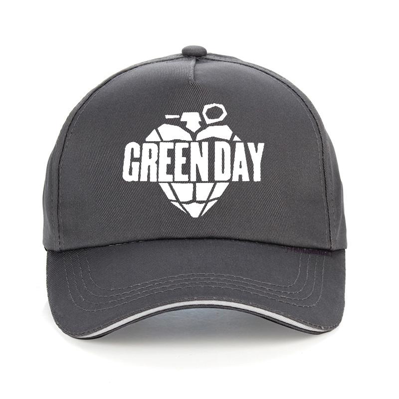 Панк-группа Green Day Бейсболка Женская Летняя хип-хоп Панк-рок кепки Унисекс Женские Поп-панк музыка Фанаты снэпбэк кепки