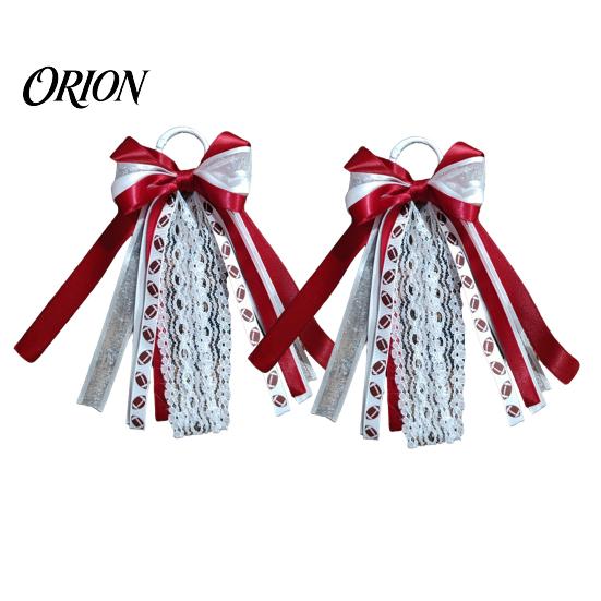 Boot Charm with Loop 2Pcs Ribbon Bow for Cowgirl Boots, Women Satin Western Decorations Hanging Ring, Universal Decoration Accessories