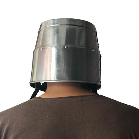 Средневековый шлем рыцаря-тамплиера-крестоносца, аутентичная реплика доспехов, историческое снаряжение для косплея и LARP