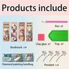 4Pcs Animal Themed DIY Diamond Painting Bookmark Irregular Shaped Diamonds Diamond Bookmark Art Projects for Reading Enthusiasts