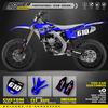 PowerZone Индивидуальный набор графики, фонов, наклеек для команды Для YAMAHA YZF250 2010 2012 2013 Номер Имя Индивидуальный