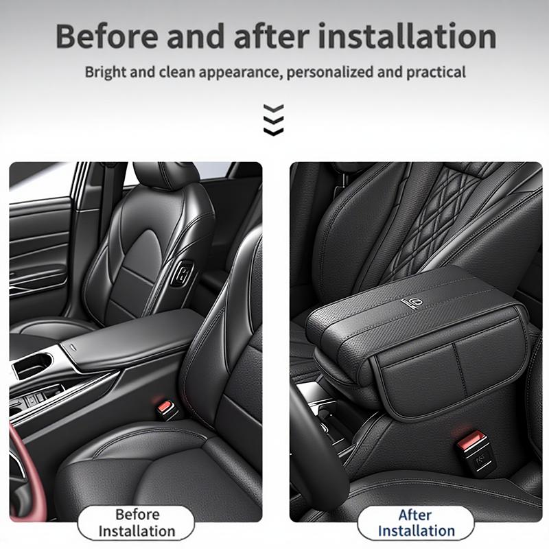 2026 Hot Interior Stickers Lexus Car Leather Armrest Box Pad Memory Foam Armrest Mat For Lexus F SPORT ES RX NX LS UX LM LX GX L