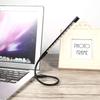 USB LED Лампа для чтения Черный Металлический Гибкий Книжный Светильник 5 В 10 Светодиодов Портативный Мини Ночник для Ноутбука Компьютера Блокнота Стола