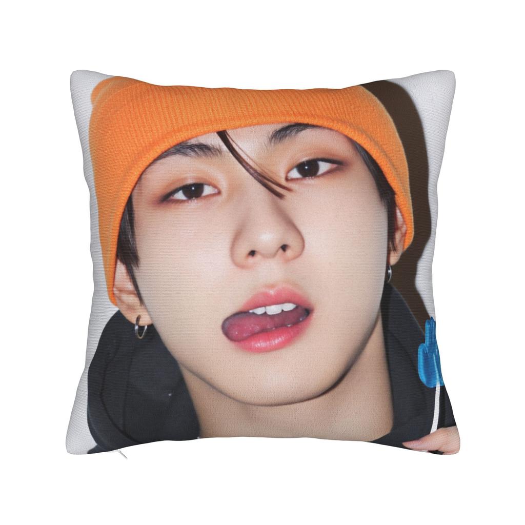 Pillow Case Kpop Style Boy Wonnie Soft Pillow Cover For Living Room Sofa Cute Funny Pillowcases
