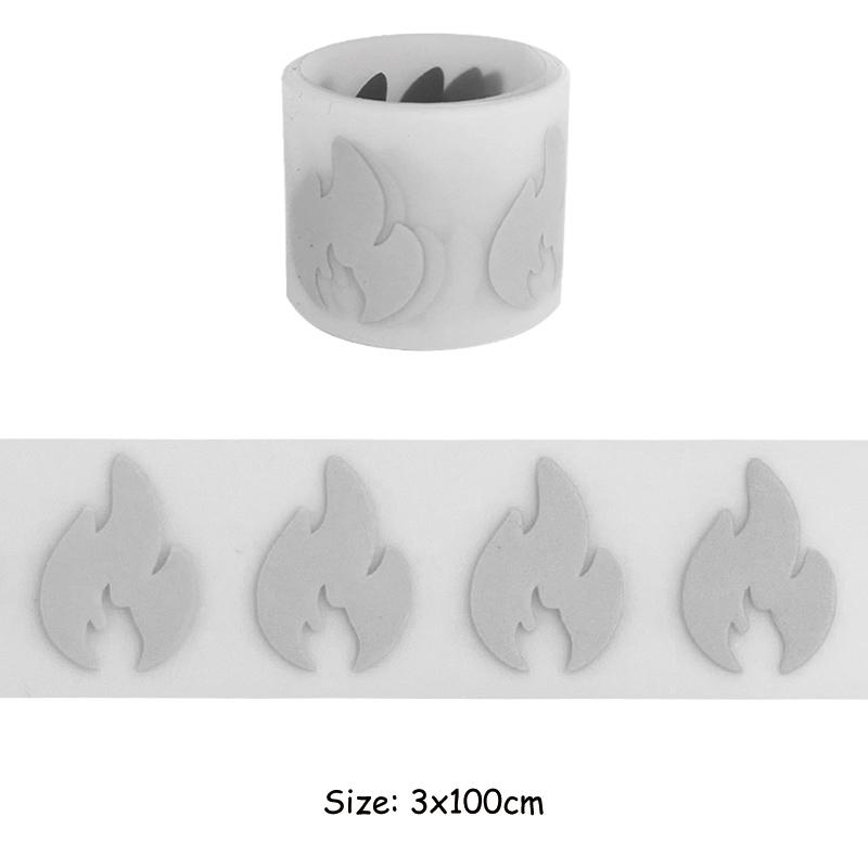 Светоотражающая нашивка утюгом на одежде шириной 3 см, ленты Parches Ropa Diy, наклейка на одежду, футболка, теплопередающие толстовки, наклейки для глажки