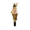 Easter Bunny Garden Stake Weatherproof Spring Yard Art Stake Festive Rabbit Egg Gnome Lawn Stake for Outdoor Planter Flower Bed Easter Decoration