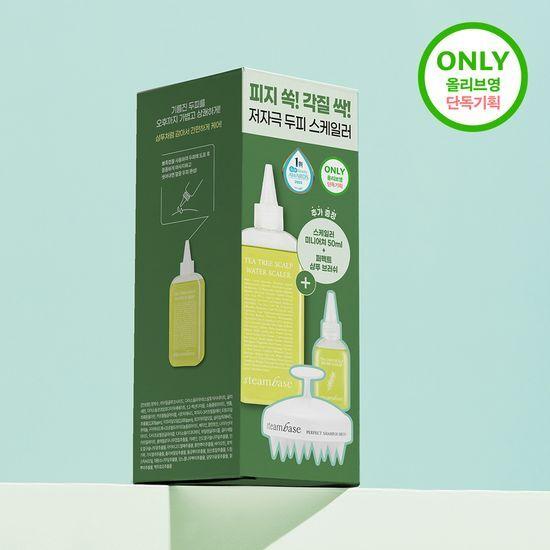 STEAMBASE Tea Tree Scalp Water Scaler 250ml Special Set (+50ml+brush Provided)
