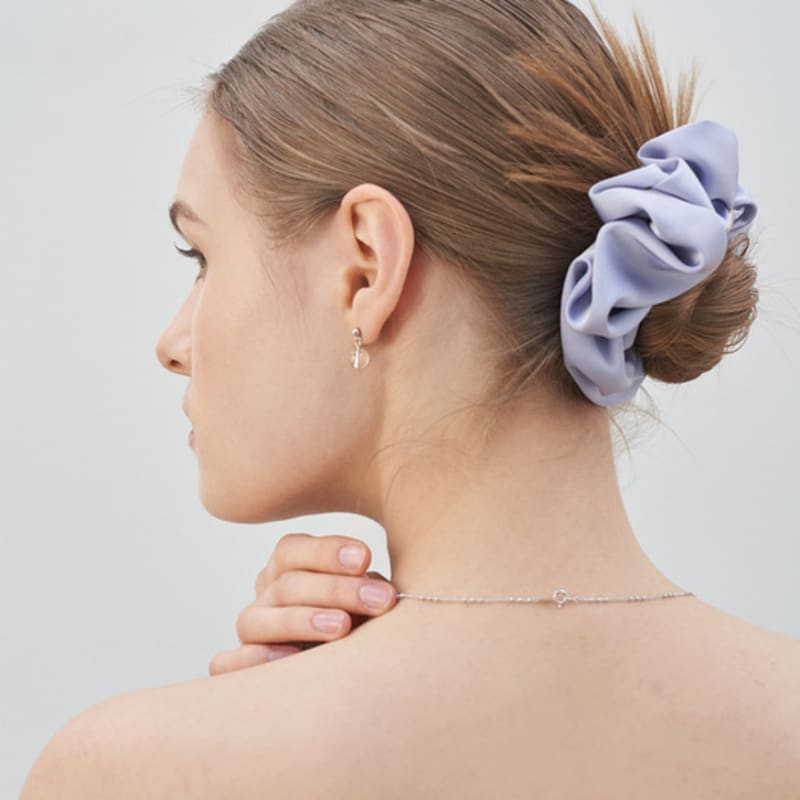 cotoit Crytal Earrings Clear Silver925