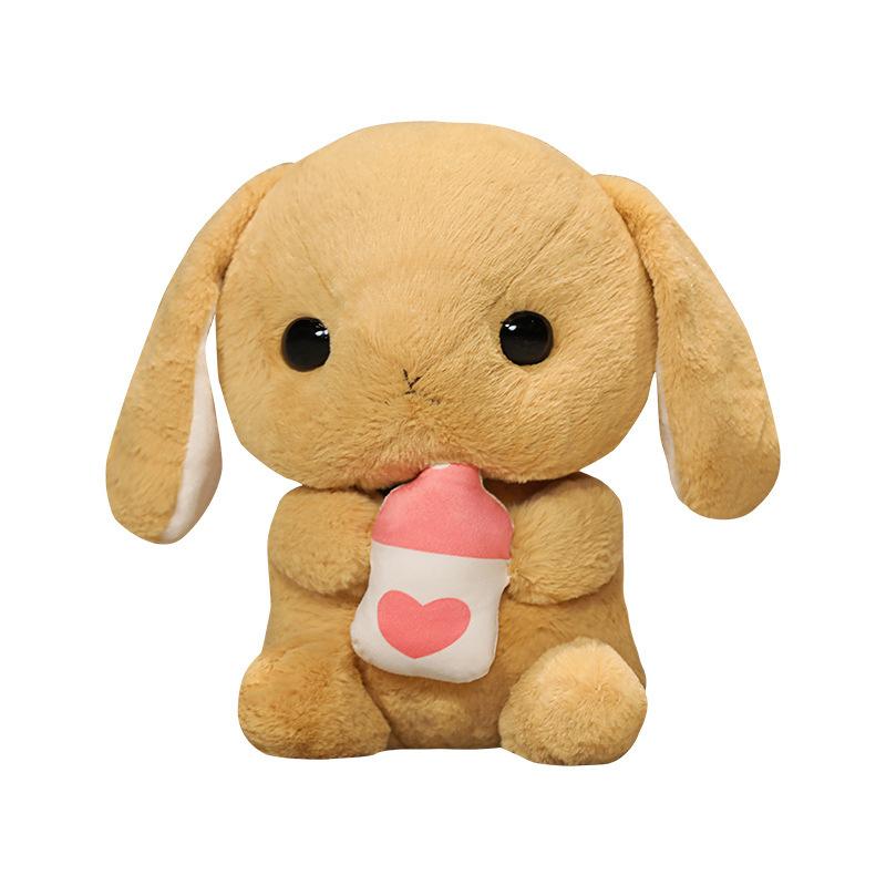 Cute Long-Eared Rabbit Doll Plush Toy Little White Rabbit Rabbit Doll Girl Sleeping Doll Birthday Gift