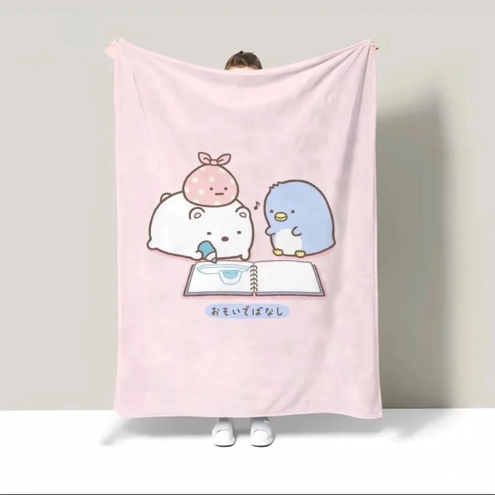 Knee Blanket Sofa Winter Sumikko Gurashi Bed Blankets King Size Fluffy Soft Blankets and Throws Throw Blanket Luxury Beach Towel