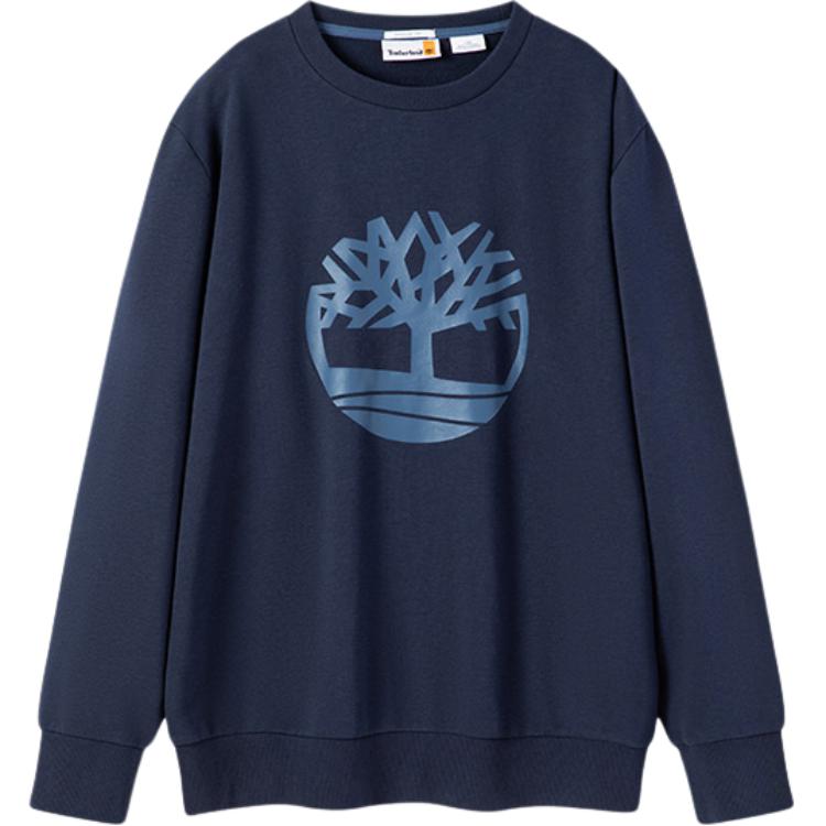 Timberland Мужской свитшот с круглым вырезом, свободный, дышащий, пуловер с длинным рукавом, для улицы A6K47-433