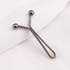 U-shaped clip, simple design in gold, silver, and black, adjustable garment tightening steel ball clip, Y-clip, metal waistband fastener