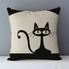 Selected Couch Cushion Cover Cartoon Cat Printed Quality Home Decorative Pillows For Kids Bedroom Bed Decor Pillowcase