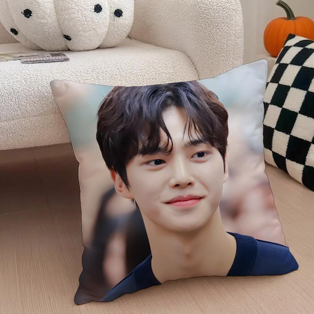 Handsome Charming Korean Actor SSong Kang Cushion Cover Throw Pillow Cover Hidden Button Durable Polyester Chair Cushion