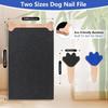 Dog Double-sided Nail Care Tool Wooden Dogs Nail Scratcher Board Interactive Puppy Scratcher Dog Claw Trimming Board