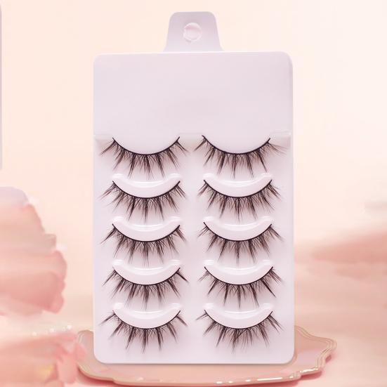 Easy To Apply Good Ductility Simulation Lashes Trendy Naturally Curled Cosplay False Eyelashes