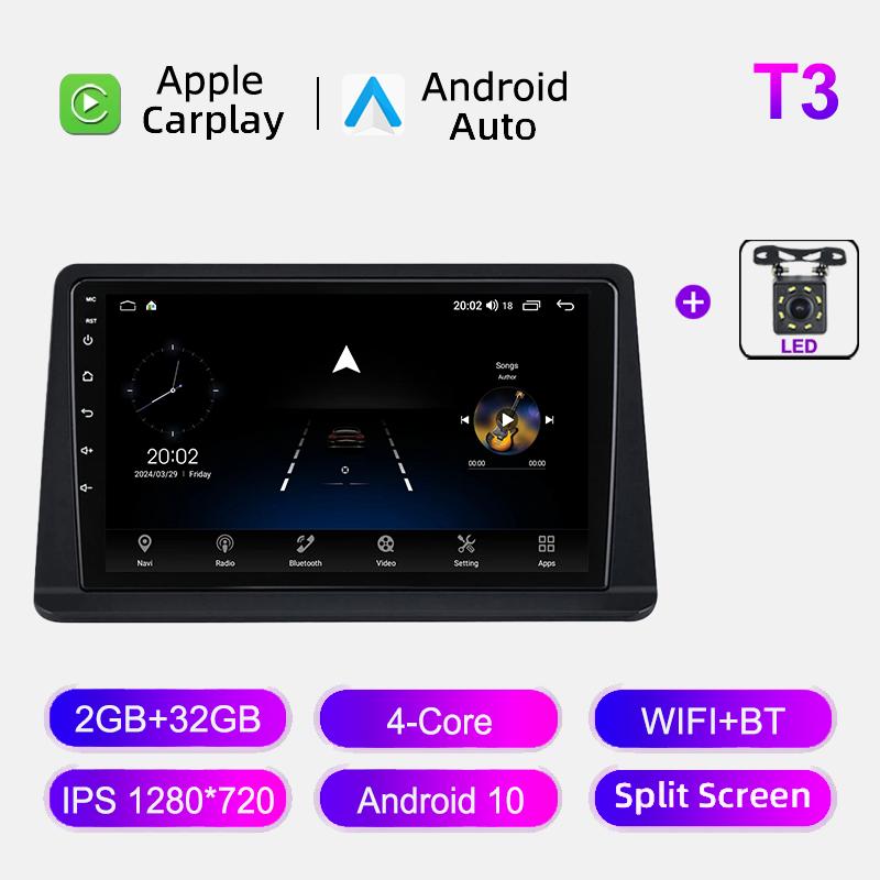 Автомобильное радио для Mitsubishi Pajero 2 V30 V40 V20 1991 - 2004 4G WIFI мультимедийный проигрыватель GPS беспроводной CarPlay Android Auto Autoradio