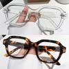 1/2pcs Retro Oversized Anti Blue Light Computer Glasses Frame Women Men Trendy Fashionable Eyeglasses Classic Spectacles Ouclos
