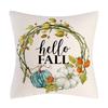 Autumn Theme Thanksgiving Pillow Case Home Decor Pumpkin Truck Farm Pillow Cushion Case