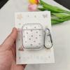 Модный чехол для наушников с узором в виде сердечек для AirPods Pro3/Pro2/Pro Чехол для наушников AirPods 4/3/2/1 Ударопрочный защитный чехол