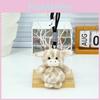 Giraffe Cute Rabbit Panda Animal Plush Keychain Toy Decoration Keyrings Gift