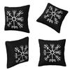 Viking Compass Vegvisir Square Pillowcase Cushion Cover Pillow Case Throw Pillow Cover for Home Bedroom Car