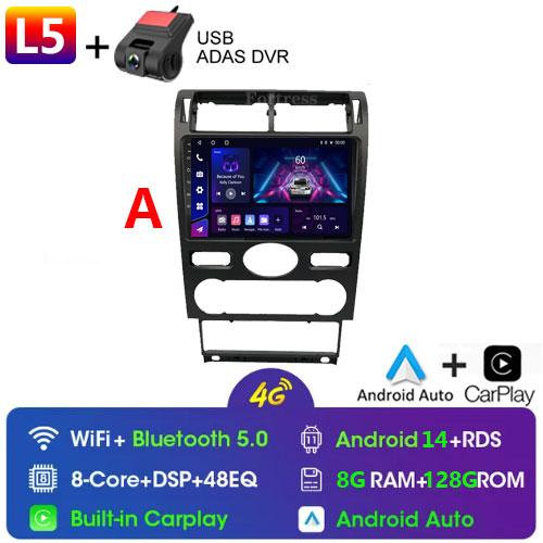 2din Android14 автомобильное радио мультимедиа Carplay авто GPS навигация для Ford Mondeo Mondeo 3 2000 2001 2002 2003 2004 2005 2006-2007