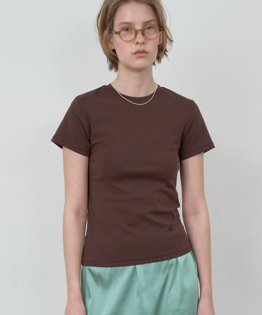 MA JOURNEE Basic Simbol T-Shirt_Brown