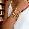 Geometric Alloy Chain Bracelets Set For Women With Electroplated Finish Perfect For Travel Gift