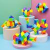 24 Colored Magic Cube Toys 3D Puzzle Fidget Transformable Cube Kid Education Toys Twist Transformable Kid Puzzl Gift