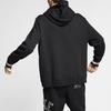 Nike Air Sportswear Pullover Hoodie With Printed Logo Men Tops Black AR1818-010