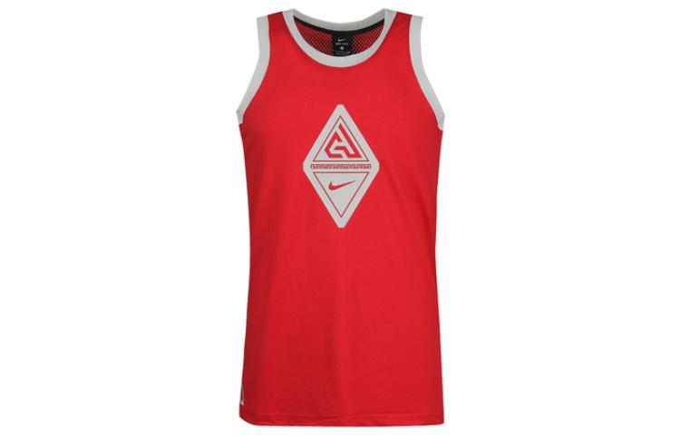 Nike Tank Tops Men's Red Crew Neck Thin Other CD9557-687