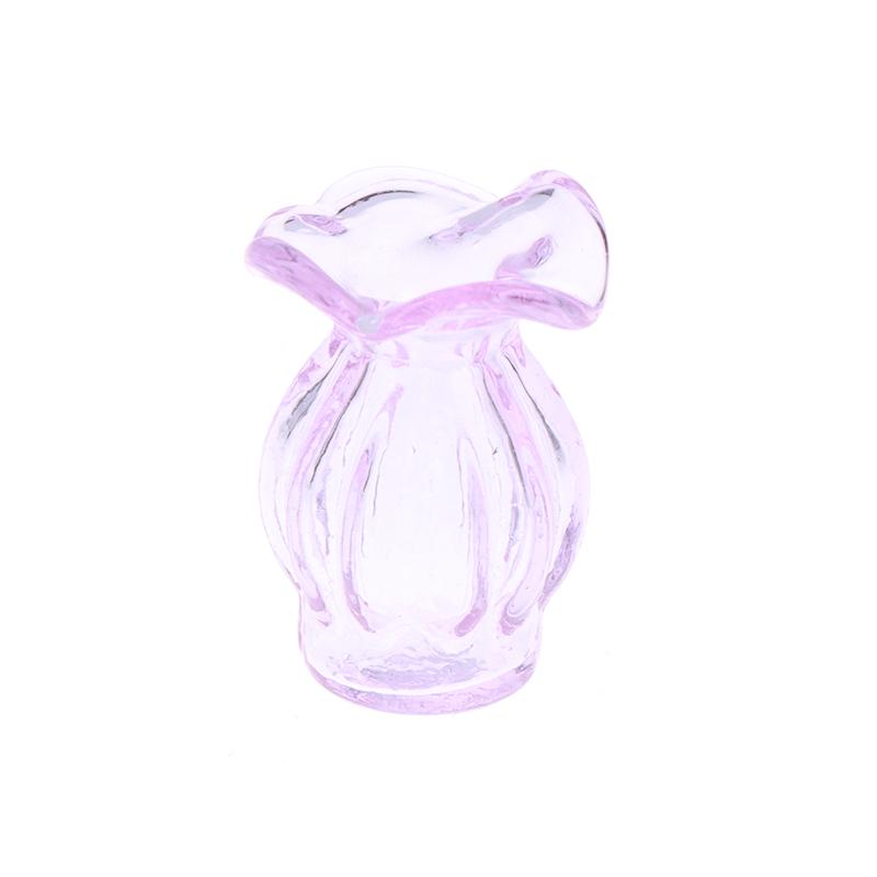 1:12 кукольный домик, миниатюрная стеклянная ваза, цветочная композиция, цветочный горшок, банка для хранения, садовый Рождественский декор дома