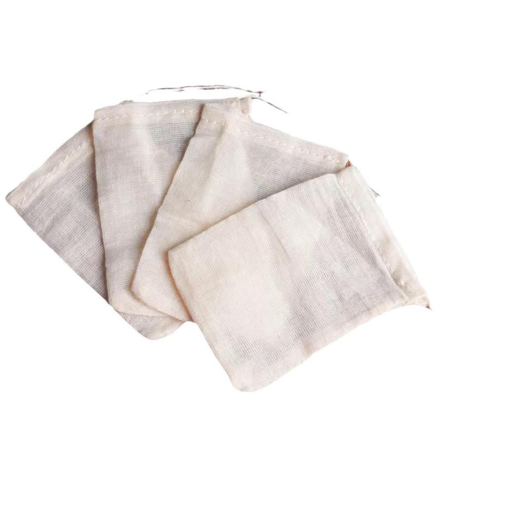 Cotton Cloth Bags for Stewed Food, Decoction, Seasoning, Filtration, and Tea