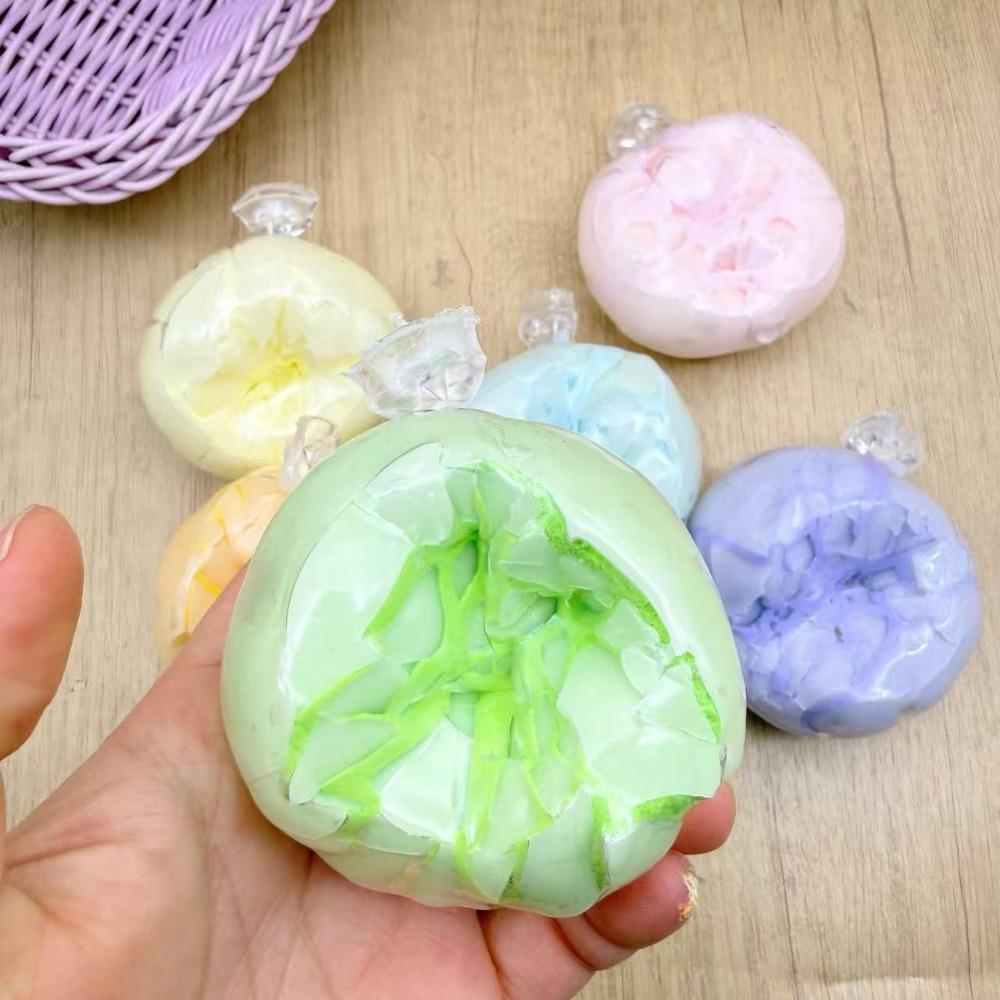 Hand Relax Crispy Skin Ball Squishy Toy Cracking Wax Ball Sensory Fidget Ball Adult Kids