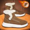2025 New Fashion Trend Versatile Men's Teen Winter Snow Boots Thickened Warm Cotton Boots High Top Boots