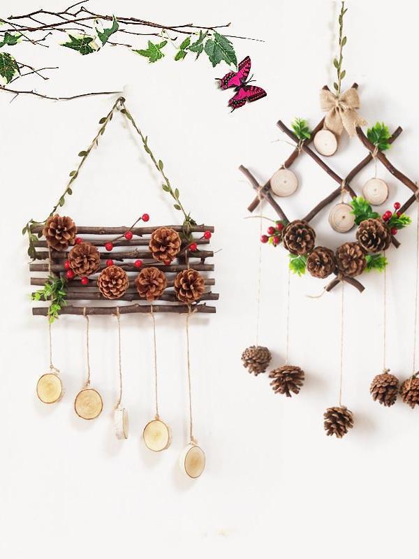 Natural Wood DIY Craft Sticks: Twigs & Branches for Eco-Friendly Decor & Plant Arrangement.