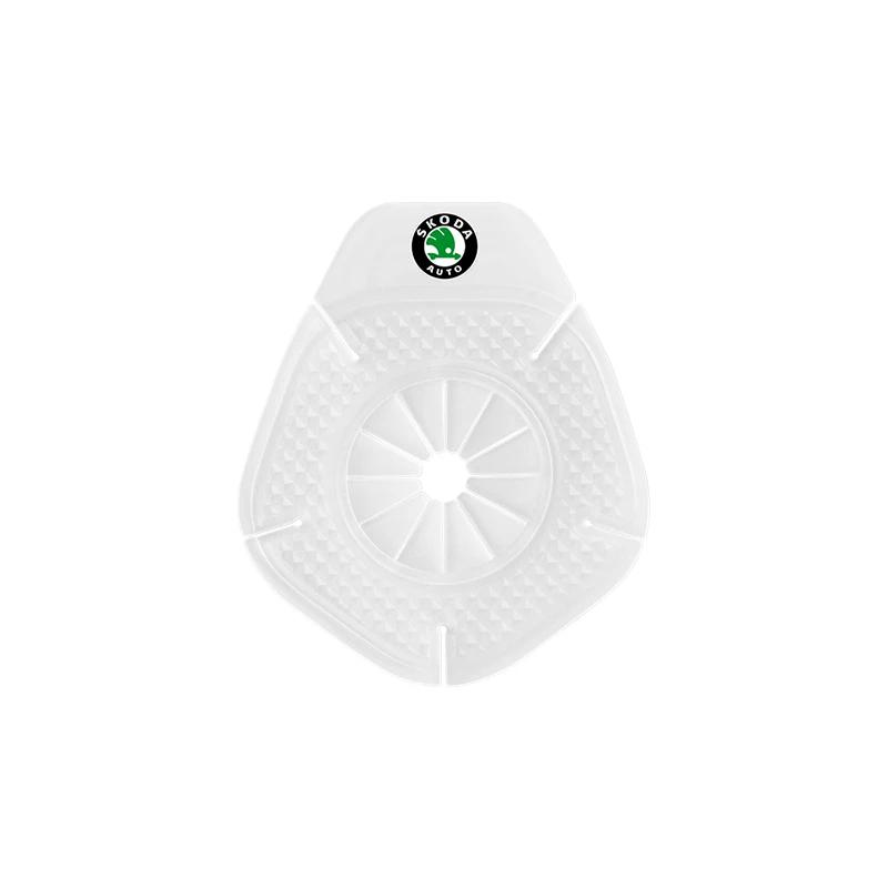 VJR1 2pc Car Windshield Wiper Arm Hole Protection Cover Protection Pad Silicone Dust Cover For SKODA Fabia1 2 Karoq Kodiaq Yeti Rapid