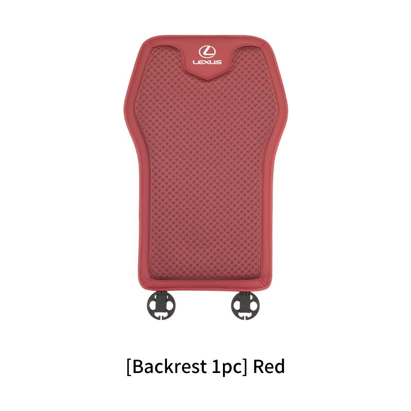 PYZW6 Car Seat Ice Silk Cushion Backrest Waist Pad Protector Cover Interior For Lexus CT200h ES250 ES300h IS250 IS200 GS300 GS460