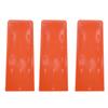 3pcs 8in Felling Wedges Spiked Plastic Safe Logging Tools for Chainsaws Tree Cutting
