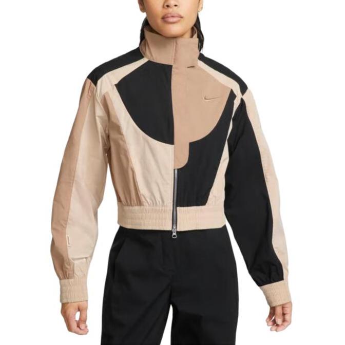Nike Куртки Женские Коричневые Стойка Умеренный Другие DV8308-200
