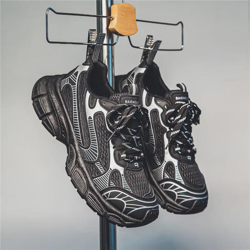 Men's Trendy Dad Shoes: Korean-Style, Thick-Soled, Height-Boosting Luxury Casual Sneakers