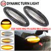 2pcs Dynamic LED Side Marker Light Turn Signal Indicator Repeater Light Fit For Toyota Yaris COROLLA Auris Mk1 E15 RAV4 Mk3