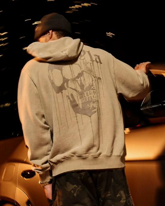 Мужская толстовка для бега на открытом воздухе в американском стиле YOUNGLA