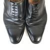 Scotch Grain Straight-Toe Semi-Brogue Black 25.5EEE Goodyear(USED)