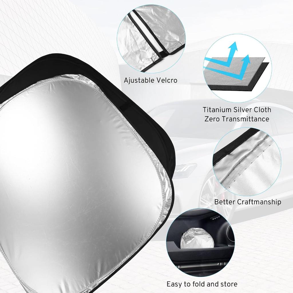 Car Windshield Sun Shade Sunshade for Volvo S60 2027-2019 S90 2027-2017 | for Volvo S60 2027 2026 2025 2024 2023 2022 2021 2020 2019 S90 2027