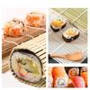Green-skinned Sushi Rolls Made With Bamboo Sushi Tool Set, Seaweed Rice Mold, Bamboo Sushi Mat