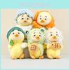 Adorable Pet Duck Plush Keychain Cute Stuffed Animal Doll With Short Plush